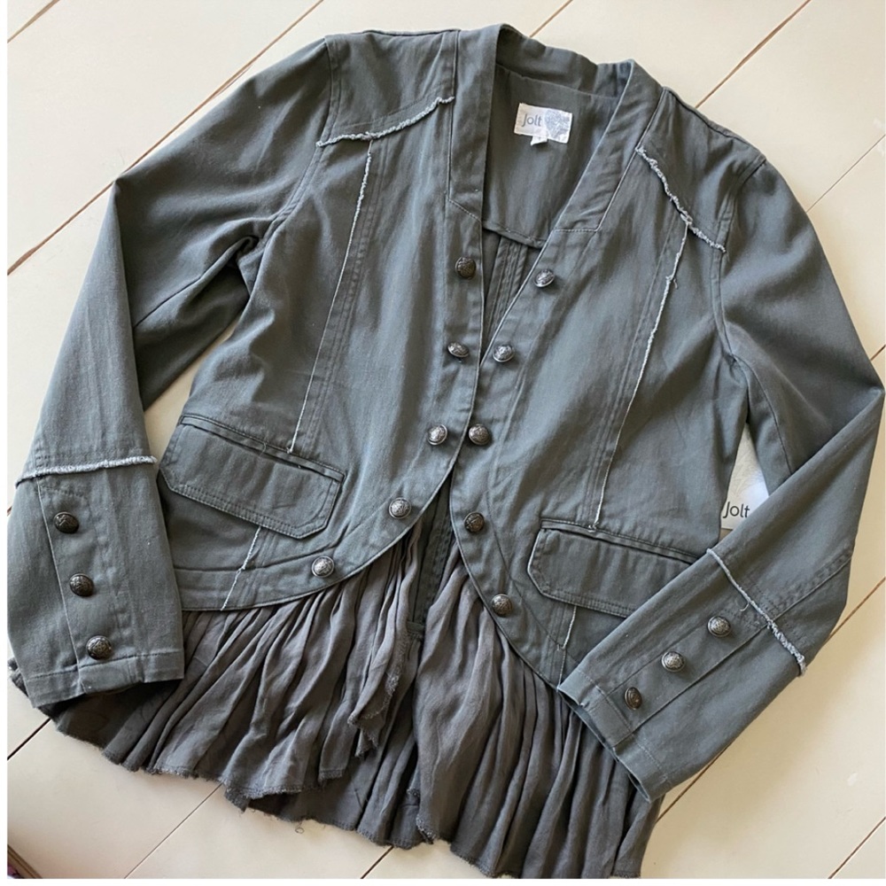 Jolt Military ruffled Jacket